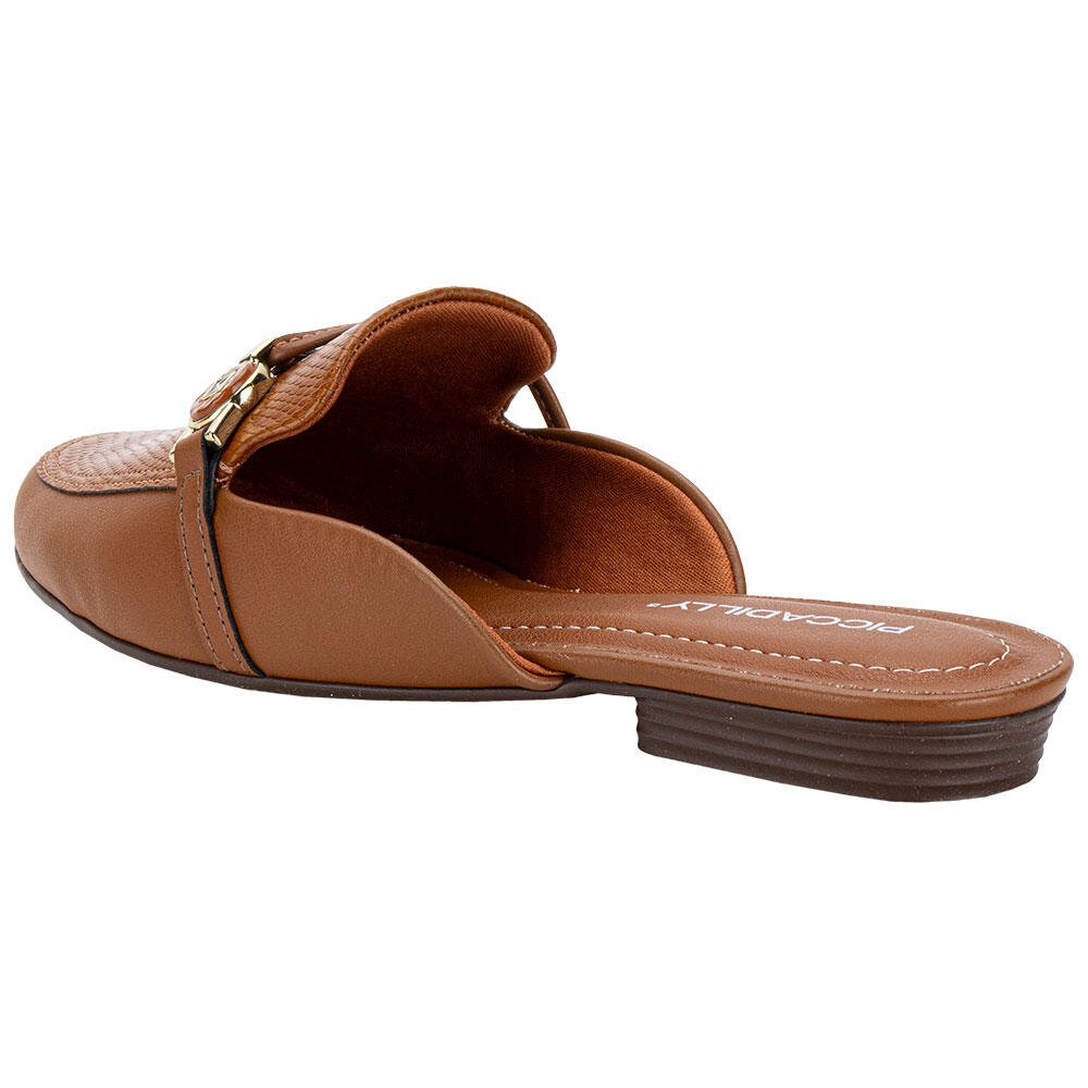 SAPATO FEMININO MULE PICCADILLY 250264 Marrom 3