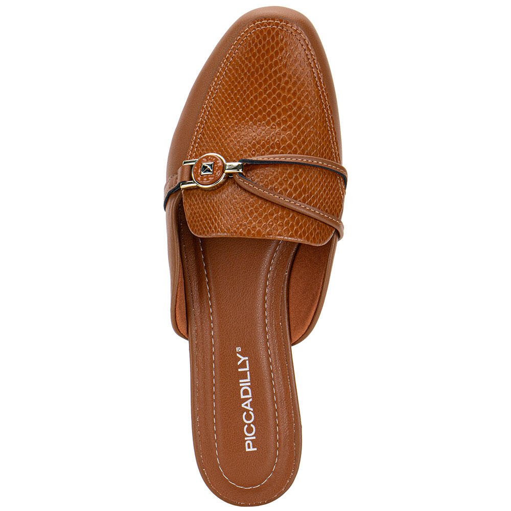 SAPATO FEMININO MULE PICCADILLY 250264 Marrom 5
