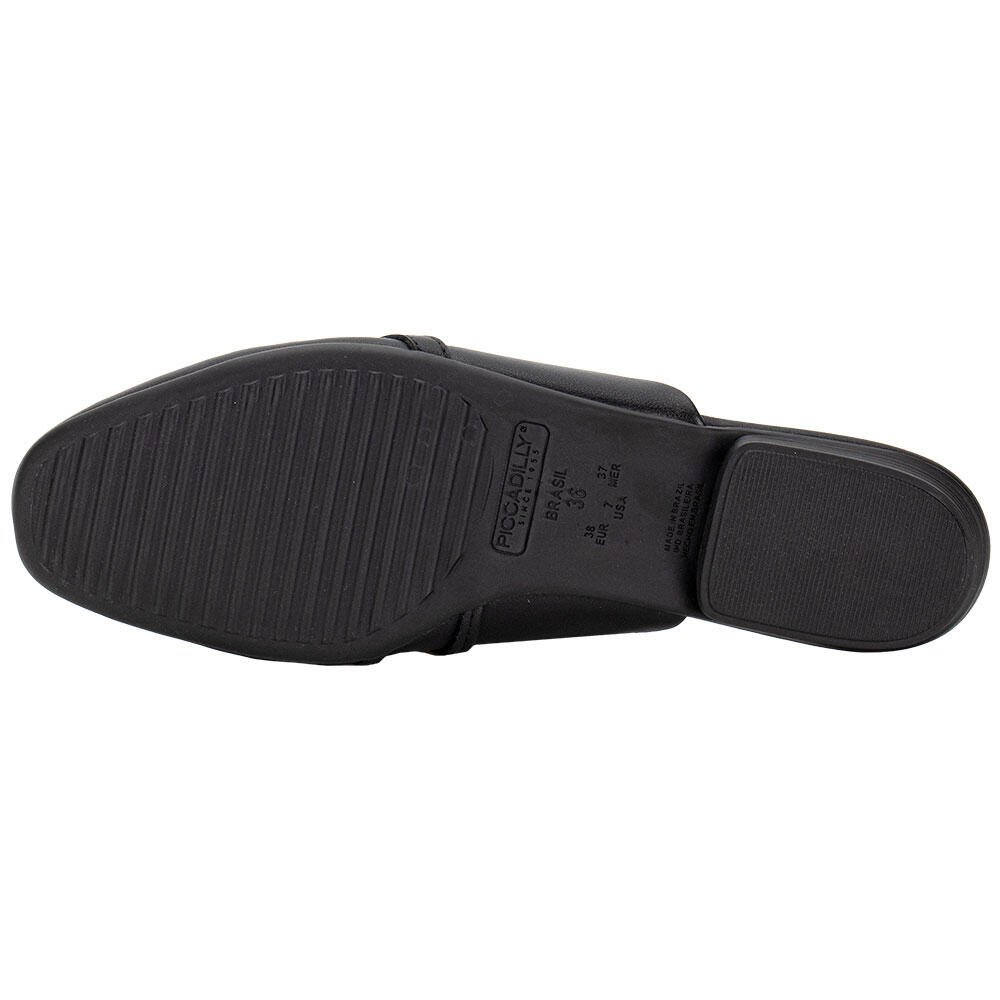 SAPATO FEMININO MULE PICCADILLY 250264 Preto 4