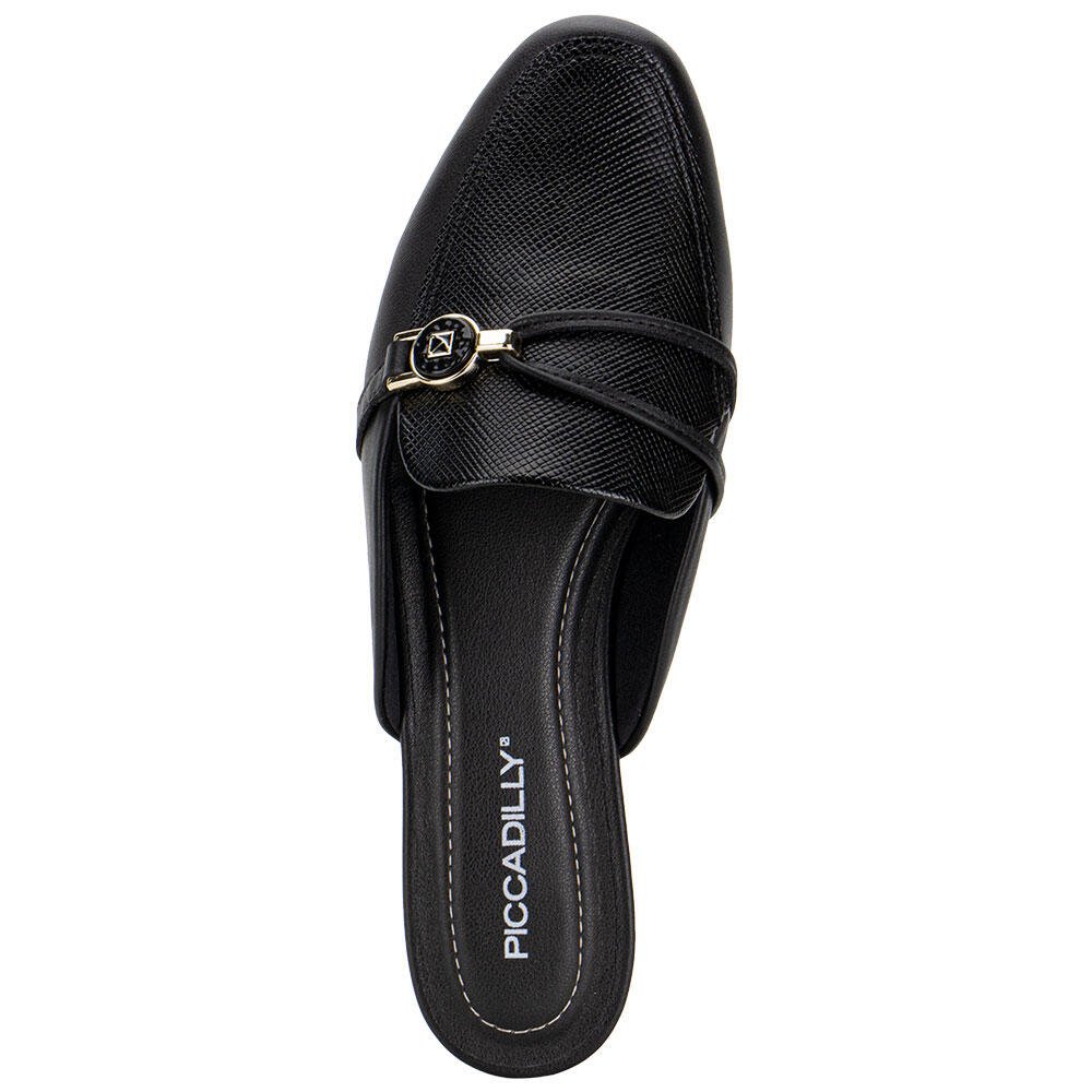 SAPATO FEMININO MULE PICCADILLY 250264 Preto 5