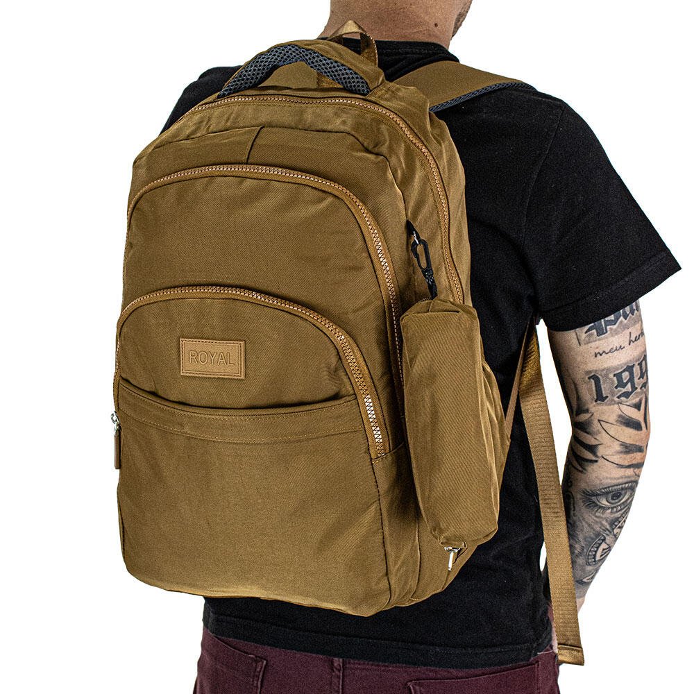 MOCHILA MASCULINA ROYAL STYLE 801AB Rosa 2