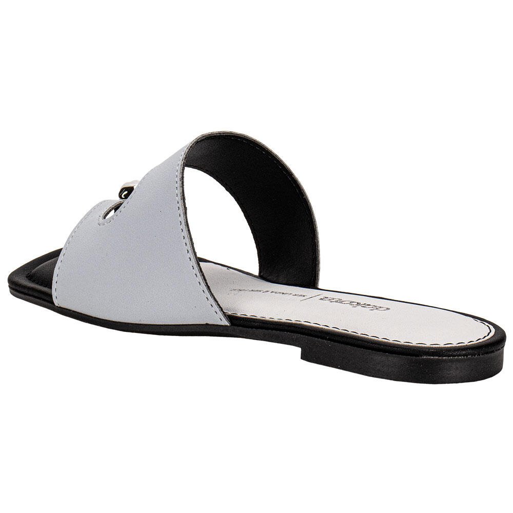 TAMANCO FEMININO FLAT DAKOTA Y9932 Branco 3