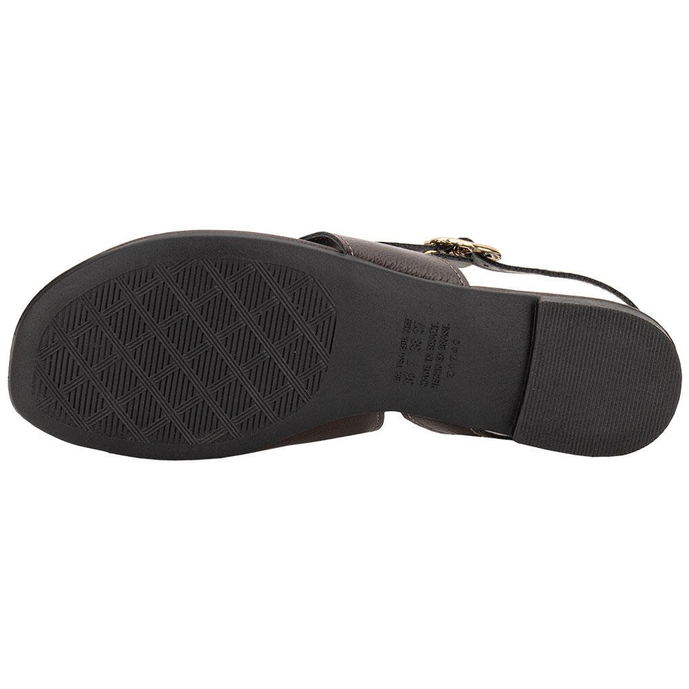 SANDÁLIA FEMININA FLAT DAKOTA Y9362 Marrom 4