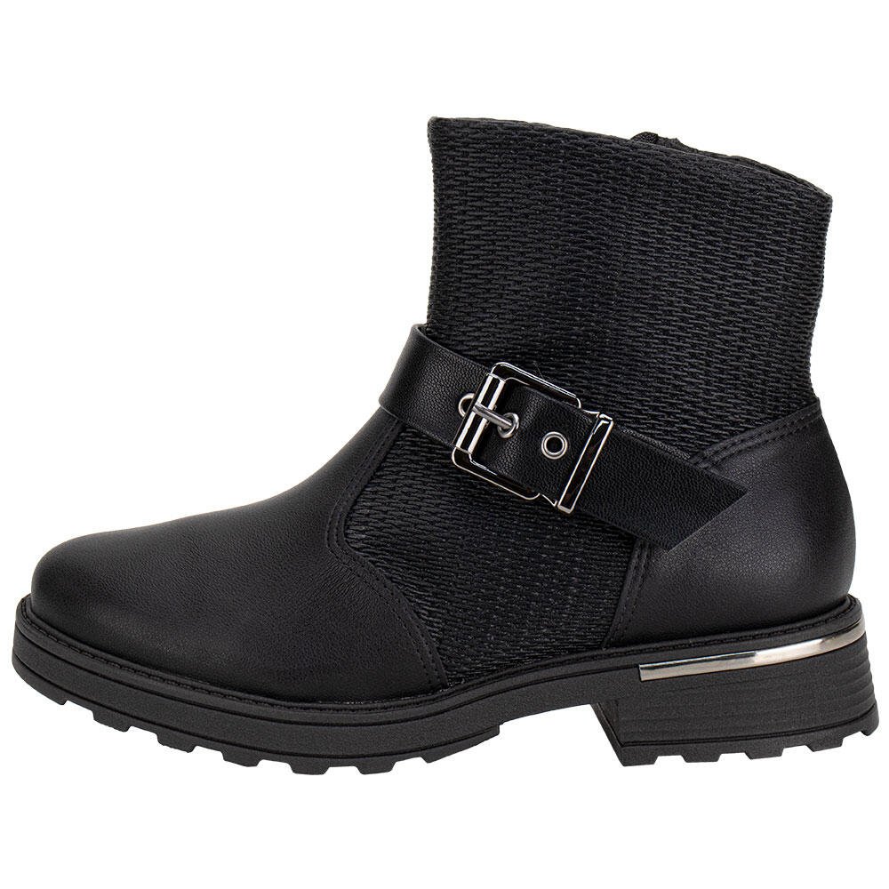 BOTA FEMININA CANO BAIXO MAXI PICCADILLY 735026 Preto 2