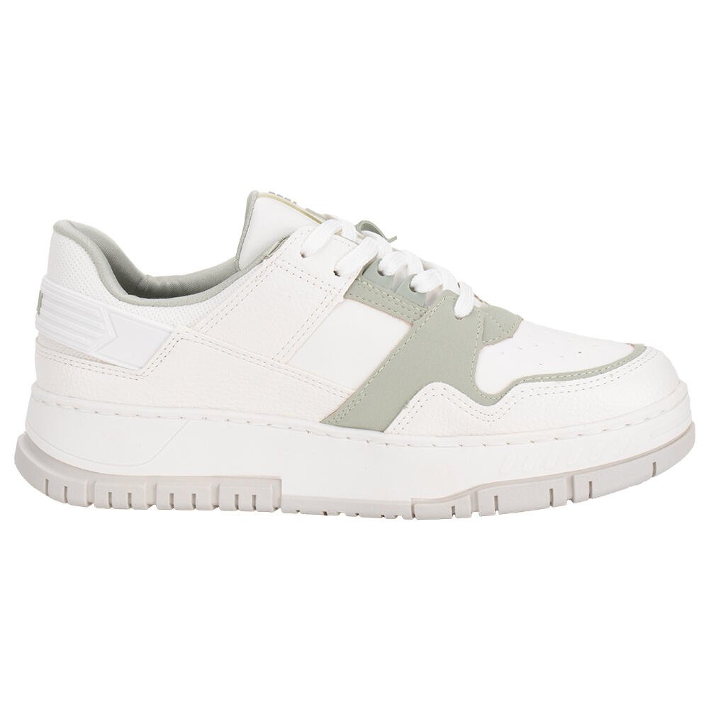 TÊNIS FEMININO CASUAL VIA MARTE 219003 Branco/Verde 4