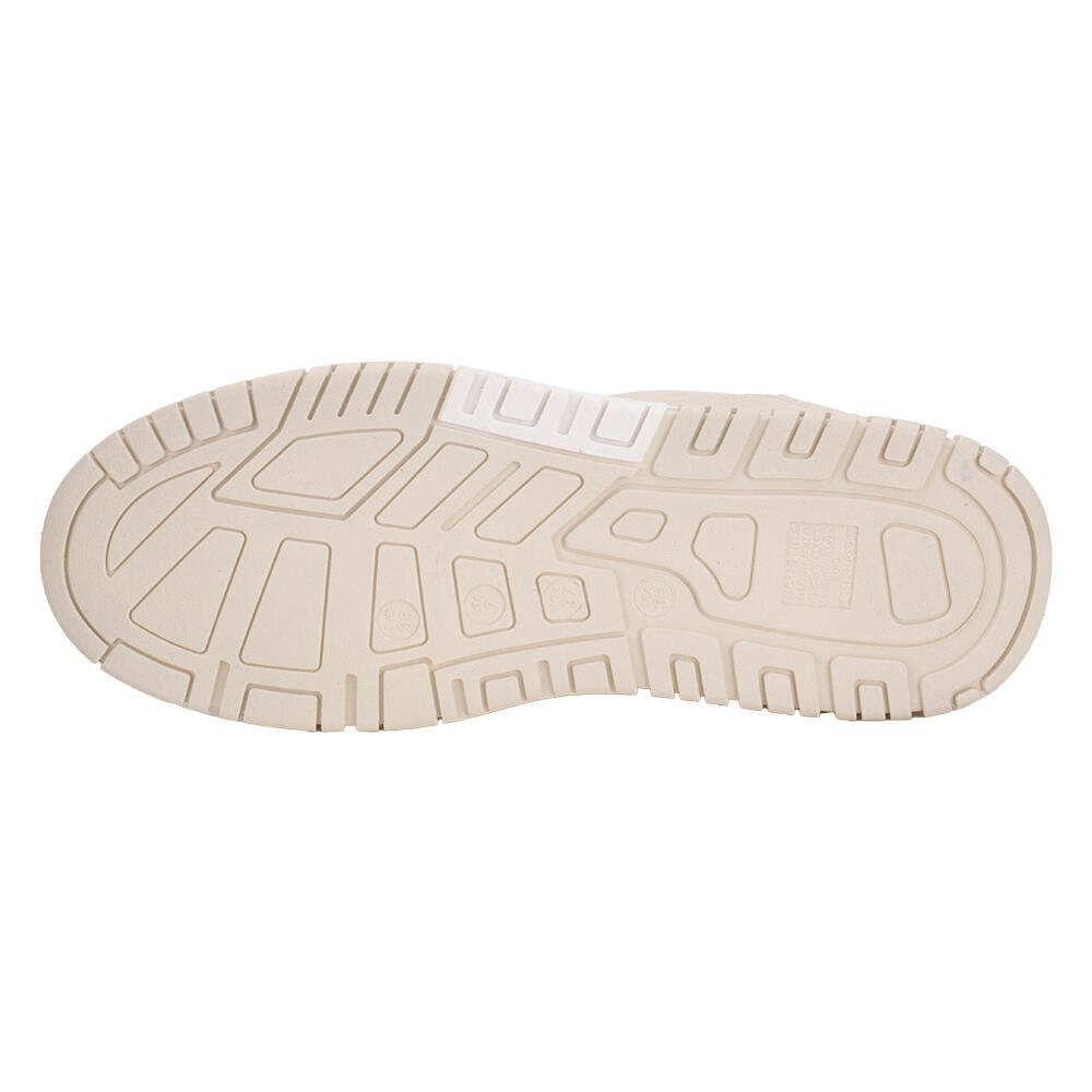 TÊNIS FEMININO CASUAL VIA MARTE 219003 Bege/Vermelho 5