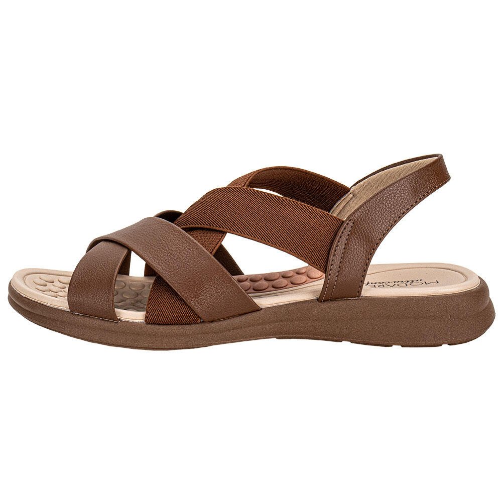 SANDÁLIA FEMININA FLAT MODARE 7174125 Marrom 2