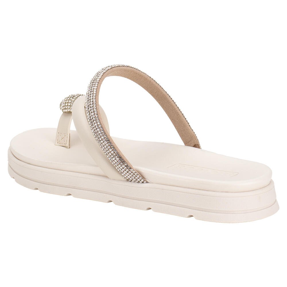 TAMANCO FEMININO FLAT MOLECA 5490127 Branco 3