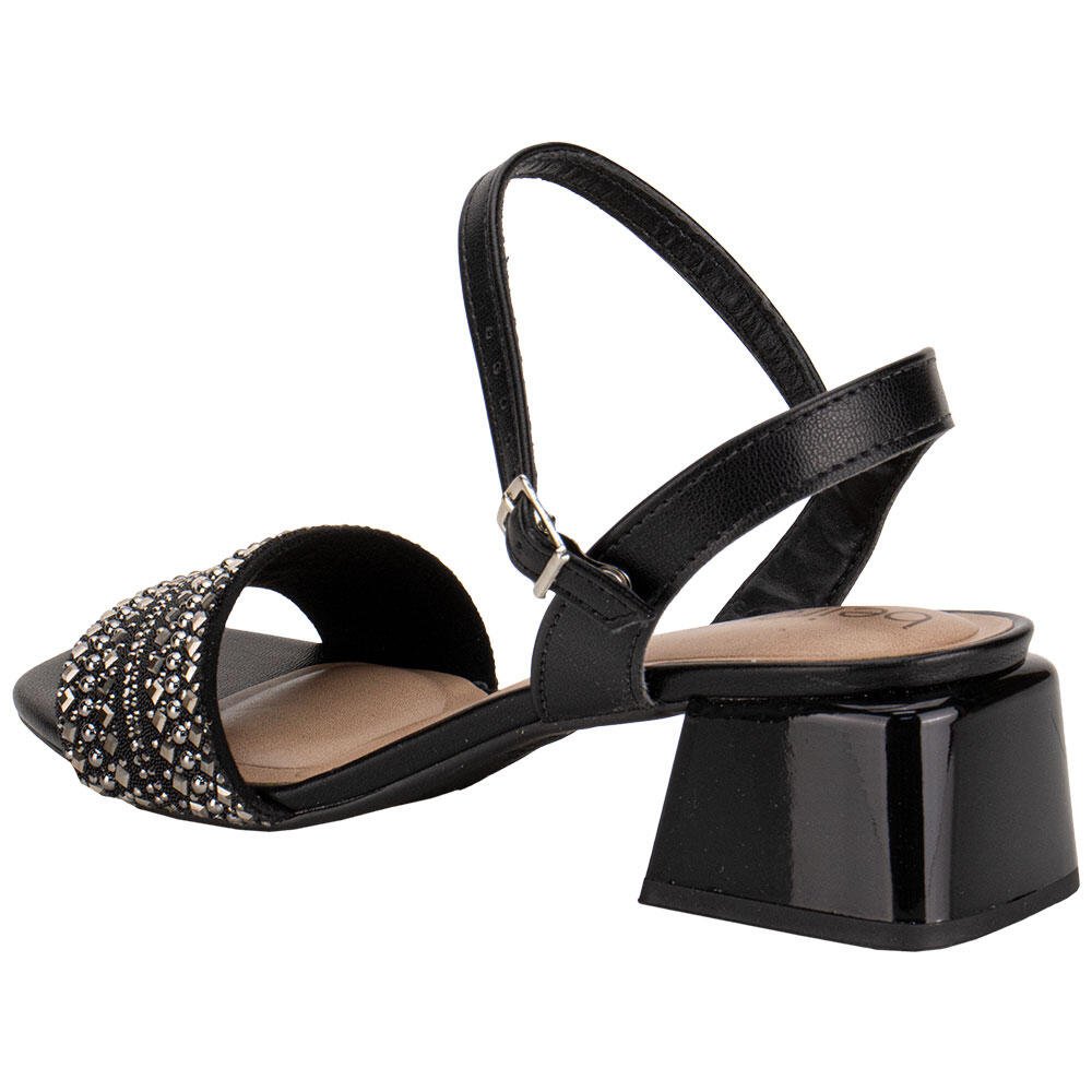 SANDÁLIA FEMININA SALTO GROSSO BEIRA RIO 8423232 Preto 3