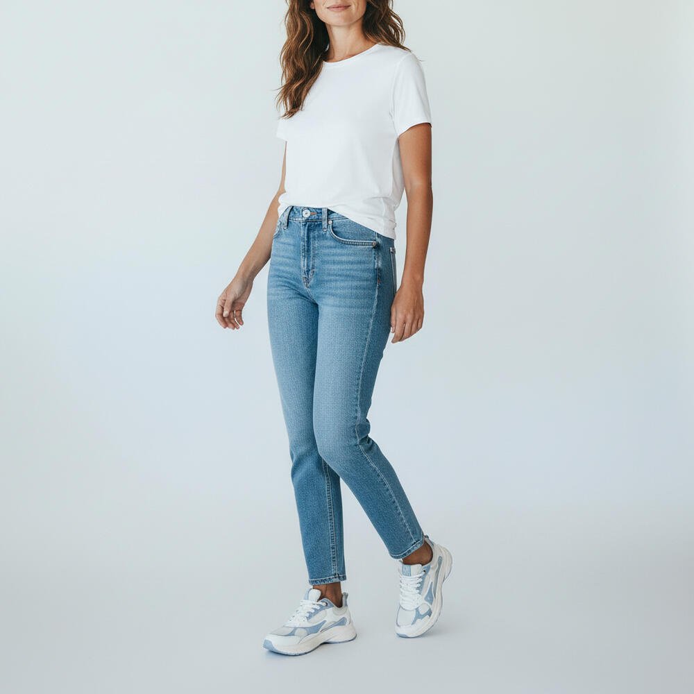 TÊNIS FEMININO CHUNKY VIA MARTE 240011 Branco/Azul 2
