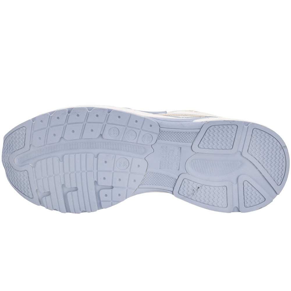 TÊNIS FEMININO CHUNKY VIA MARTE 240011 Branco/Azul 5