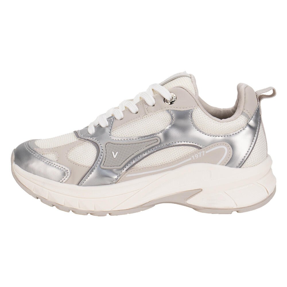 TÊNIS FEMININO CHUNKY VIA MARTE 240011 Prata 3