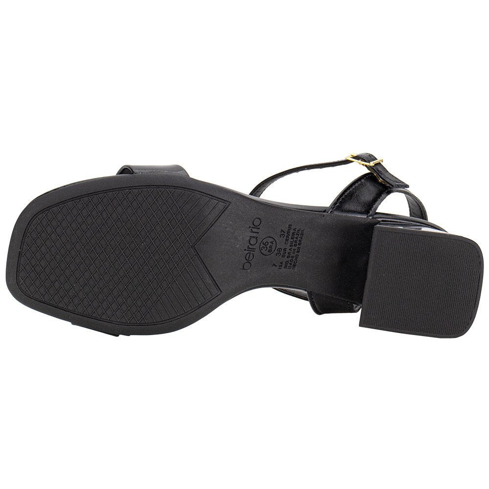 SANDÁLIA FEMININA SALTO GROSSO BEIRA RIO 8468213 Preto 4