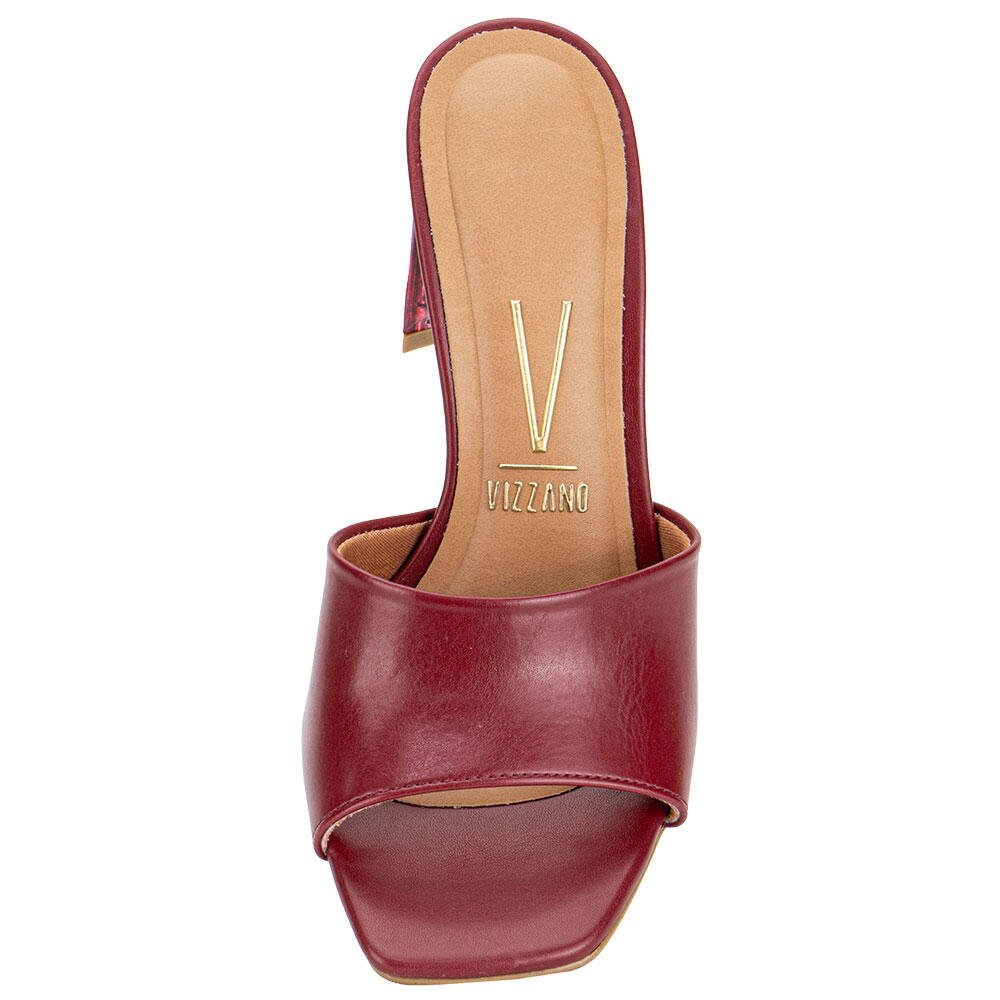 TAMANCO FEMININO SALTO GROSSO VIZZANO 6457413 Vinho 5