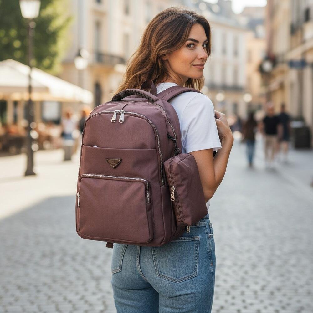 MOCHILA FEMININA ROYAL STYLE LZ202 Lavanda 5