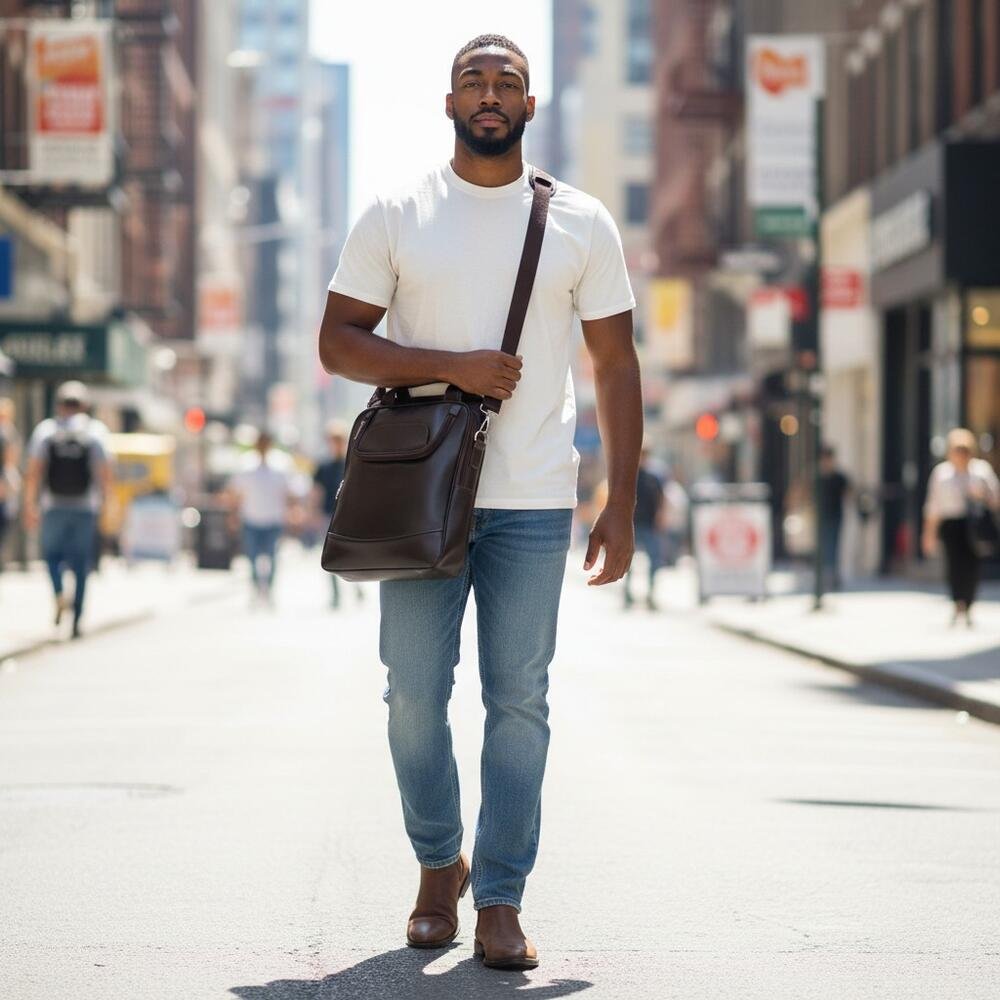 MOCHILA MASCULINA ROYAL STYLE R082 Preto 2