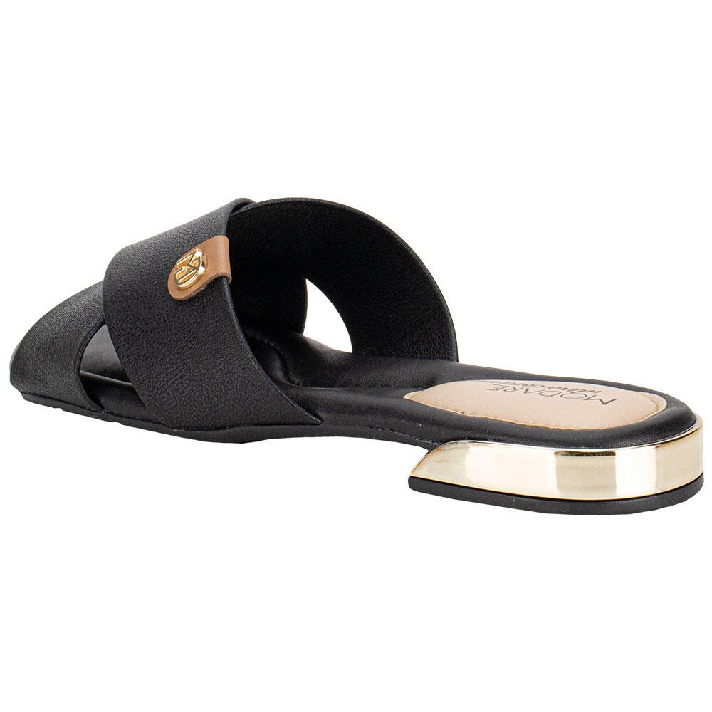 TAMANCO FEMININO FLAT MODARE 7217100 Preto 3