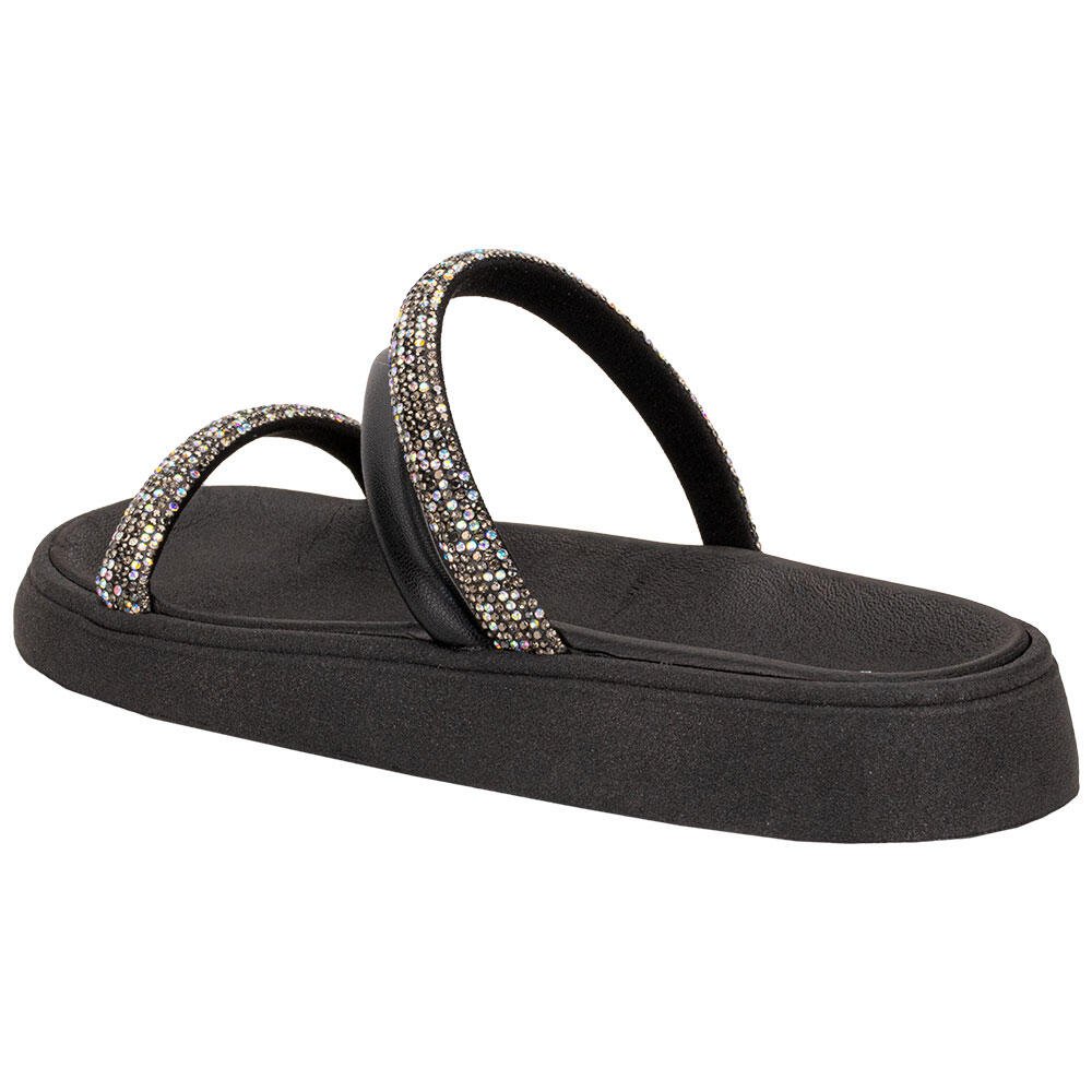 TAMANCO FEMININO FLAT MOLECA 5469121 Preto 3