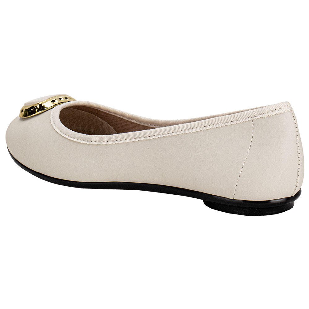 SAPATILHA FEMININA FLAT MOLECA 5726147 Branco 3