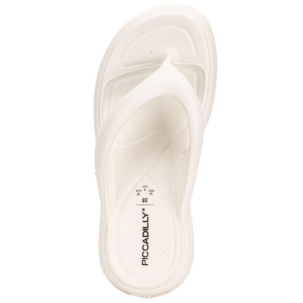 CHINELO FEMININO MARSHMALLOW PICCADILLY 248001 Branco 5
