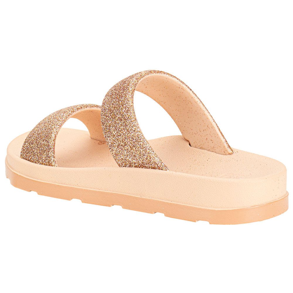 CHINELO INFANTIL SLIDE BESTIE GRENDENE KIDS 19207 Dourado 4