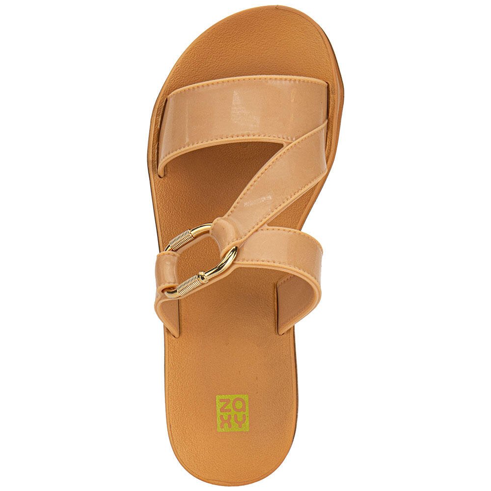 CHINELO FEMININO SLIDE TOUR MIX ZAXY 19163 Caramelo 5