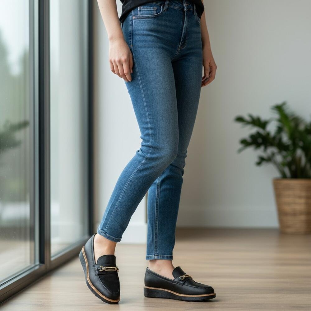 MOCASSIM FEMININO MODARE 7400105 Preto 2