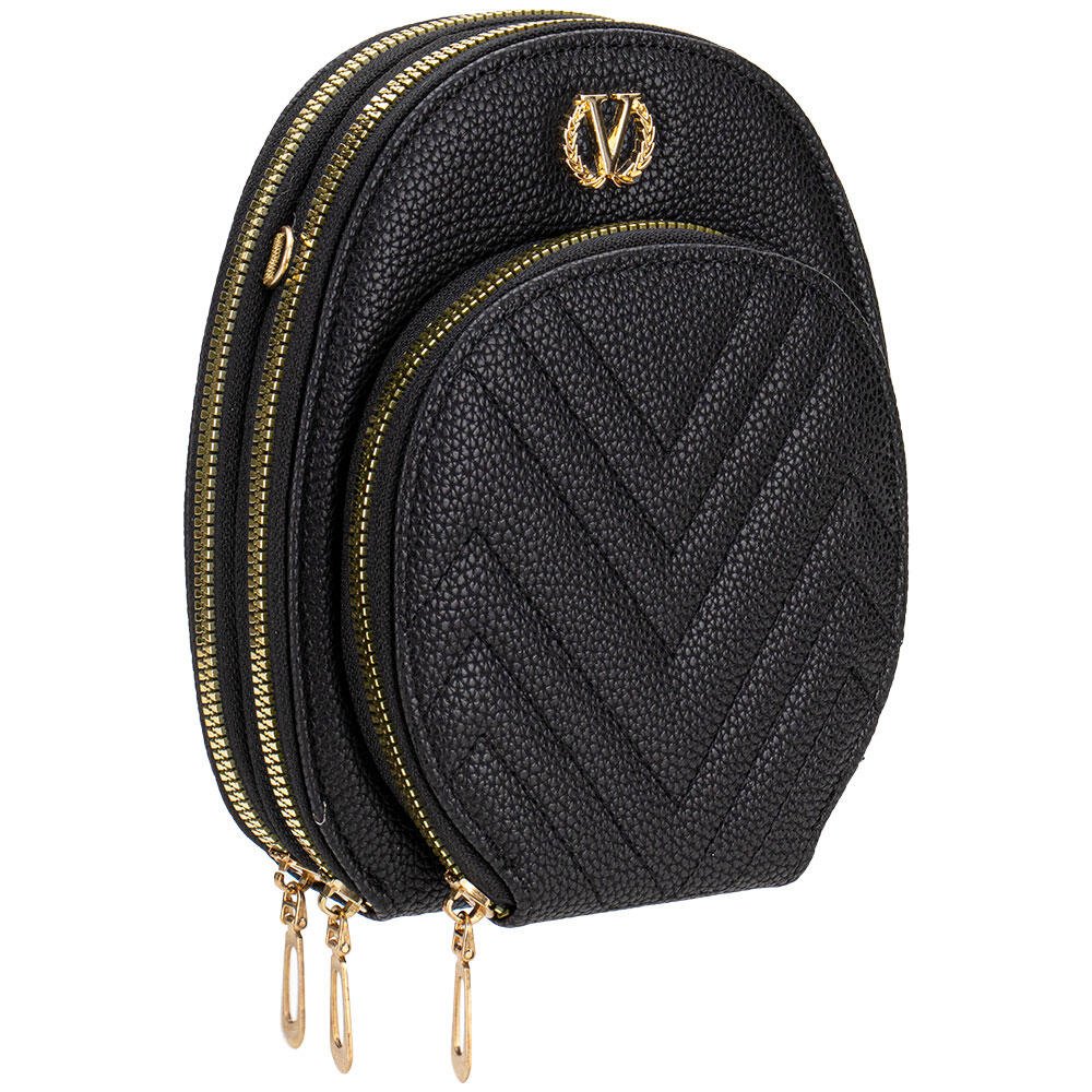 BOLSA FEMININA TRANSVERSAL H.E W09 Preto 3