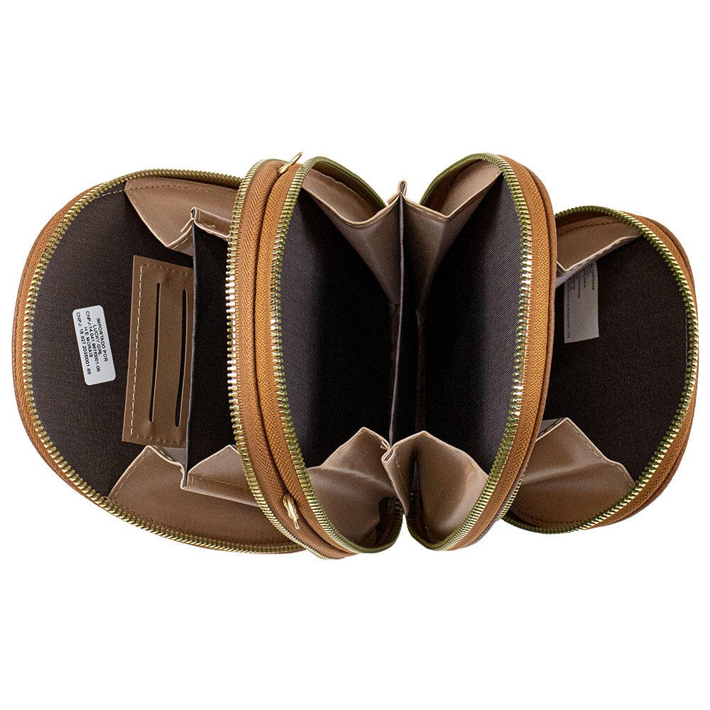 BOLSA FEMININA TRANSVERSAL H.E W09 Bege 5