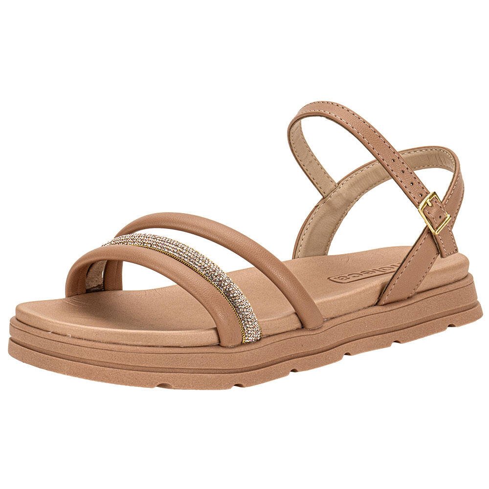 SANDÁLIA FEMININA FLAT MOLECA 5490120