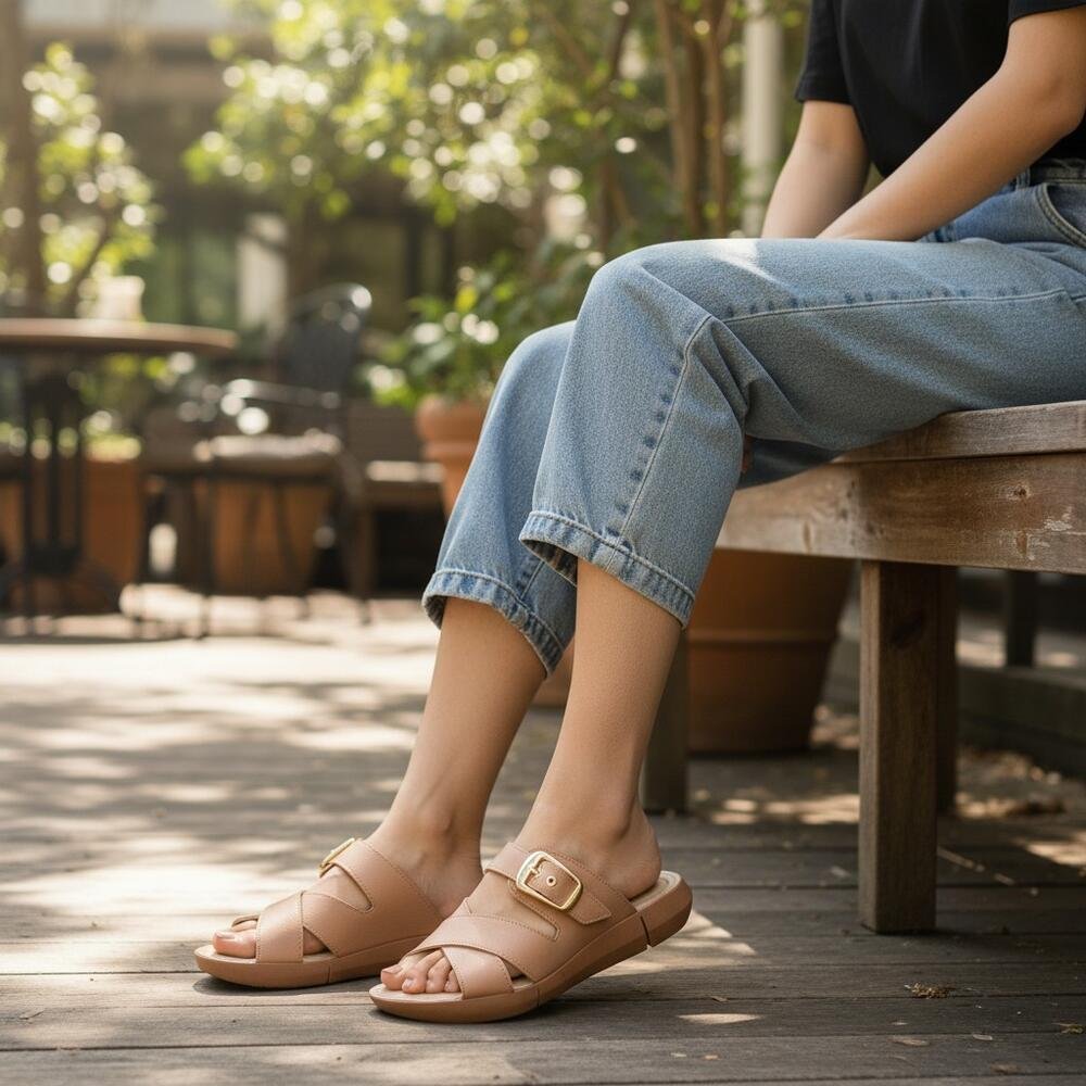 TAMANCO FEMININO FLAT MODARE 7199115 Bege 2