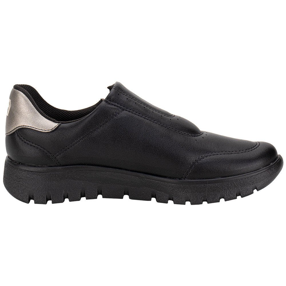 TÊNIS FEMININO SLIP ON PICCADILLY 950047 Preto 5