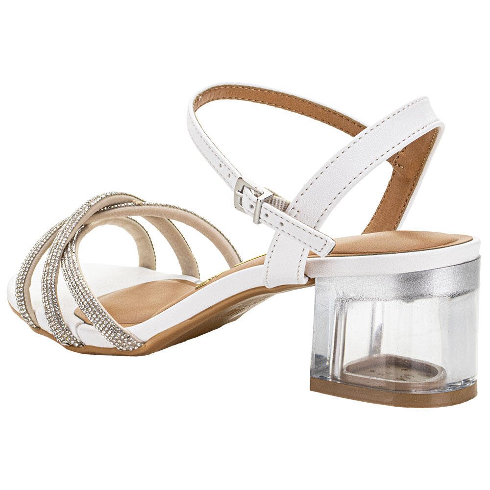 SANDÁLIA FEMININA SALTO GROSSO VIZZANO 6442112 Branco 3