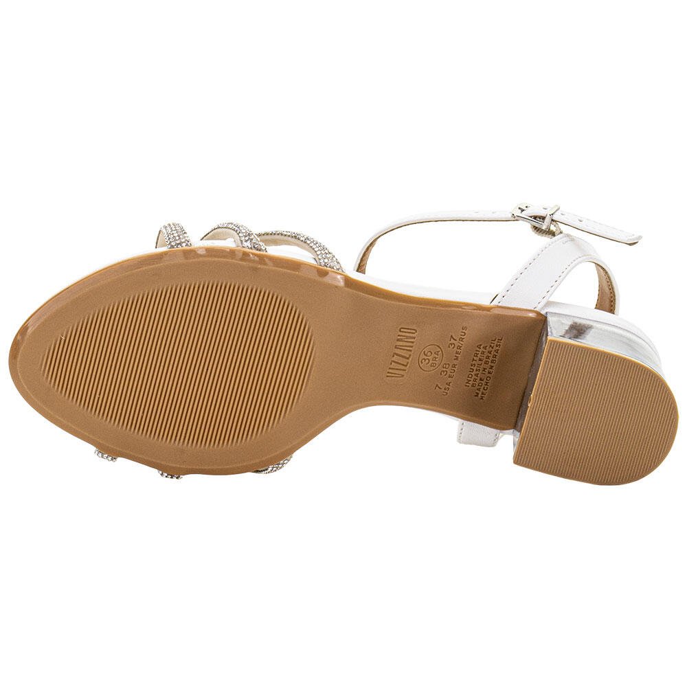 SANDÁLIA FEMININA SALTO GROSSO VIZZANO 6442112 Branco 4