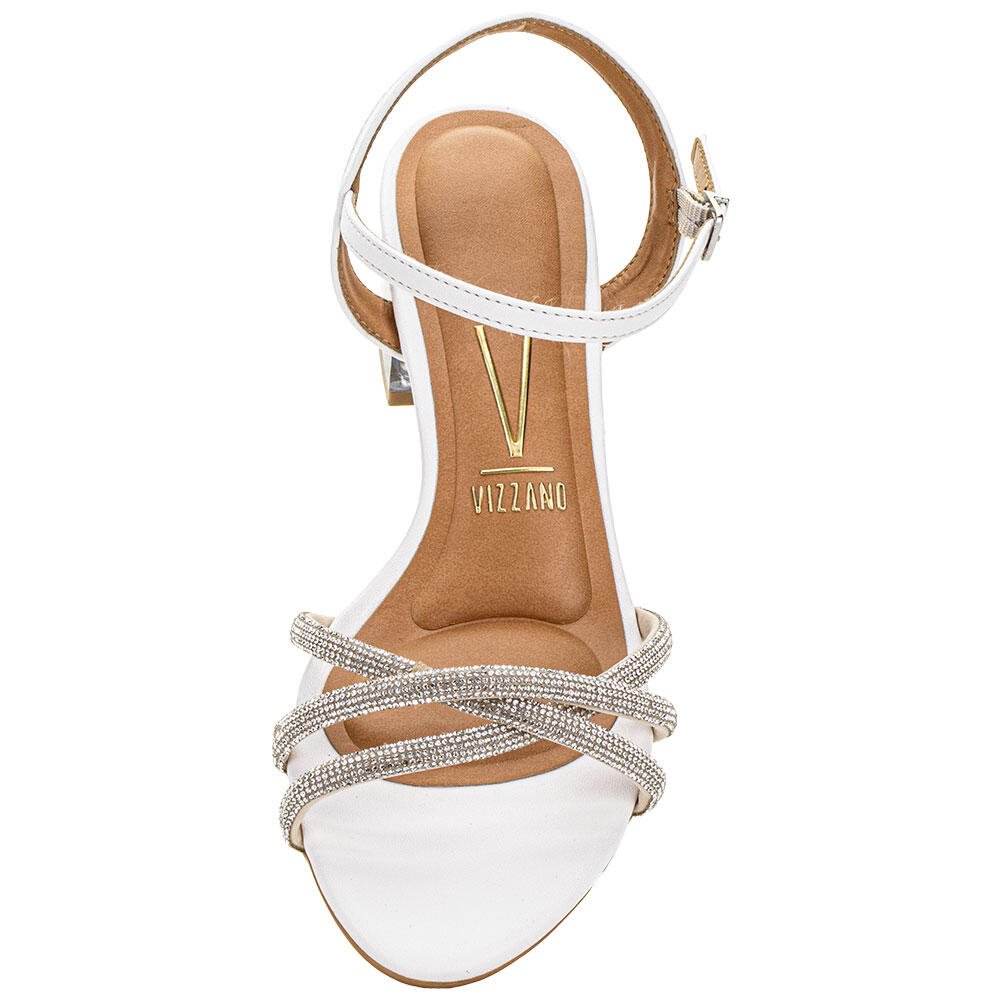 SANDÁLIA FEMININA SALTO GROSSO VIZZANO 6442112 Branco 5