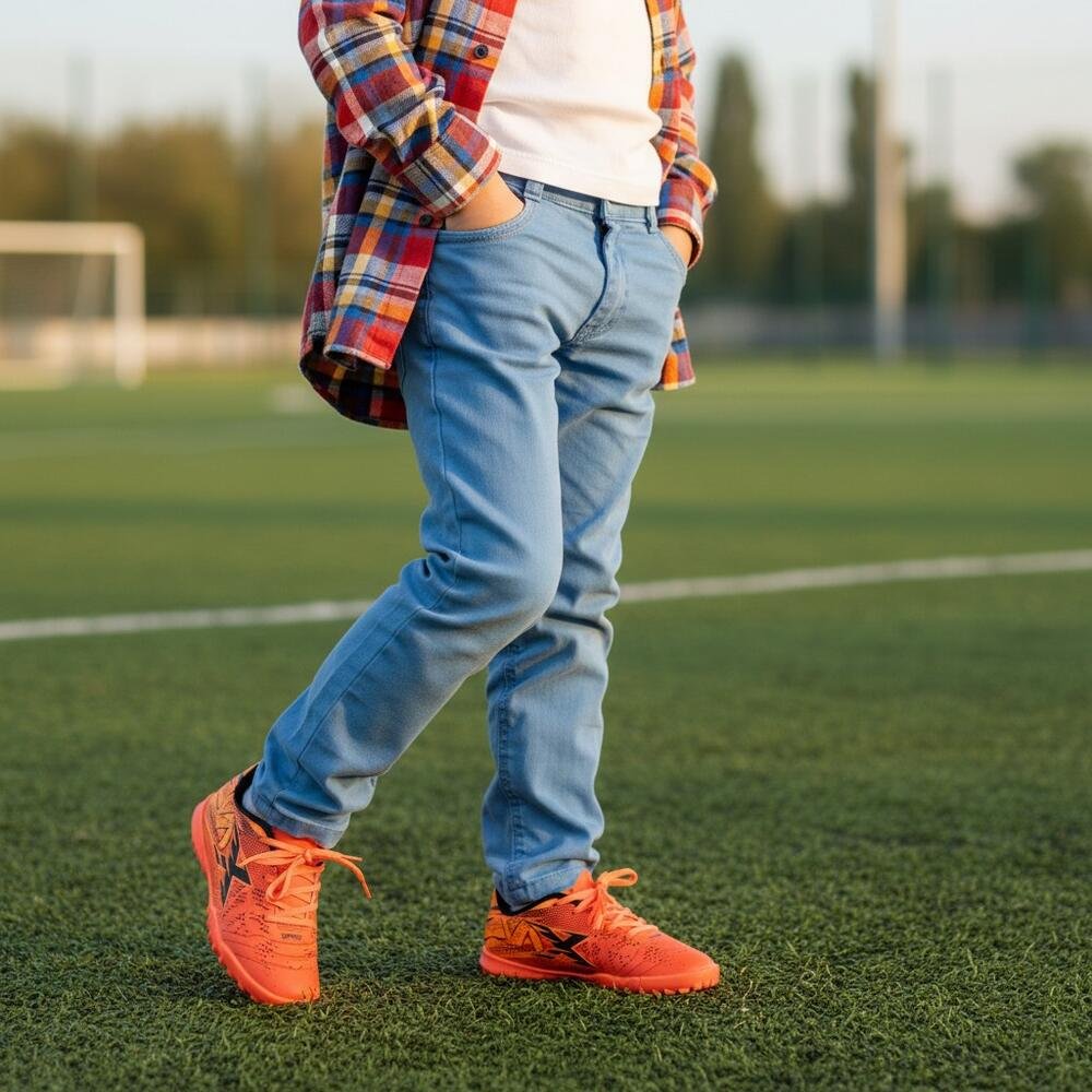 CHUTEIRA INFANTIL SOCIETY DYNAMIC 4 OXN 386 Laranja 2