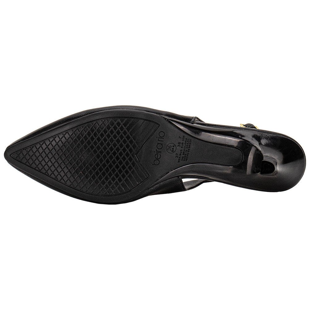 SAPATO FEMININO SALTO FINO BEIRA RIO 40761310 Preto 4