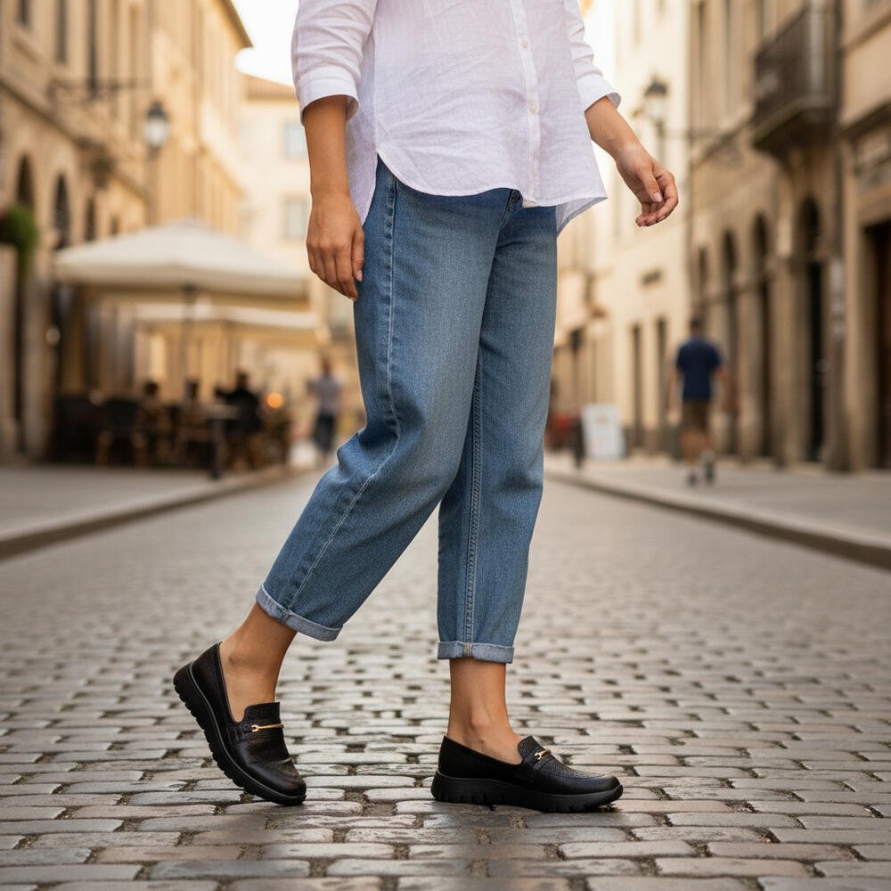 TÊNIS FEMININO SLIP ON VICK PICCADILLY 950046 Preto 2