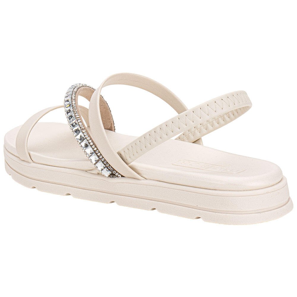 SANDÁLIA FEMININA FLAT MOLECA 5490104 Branco 3