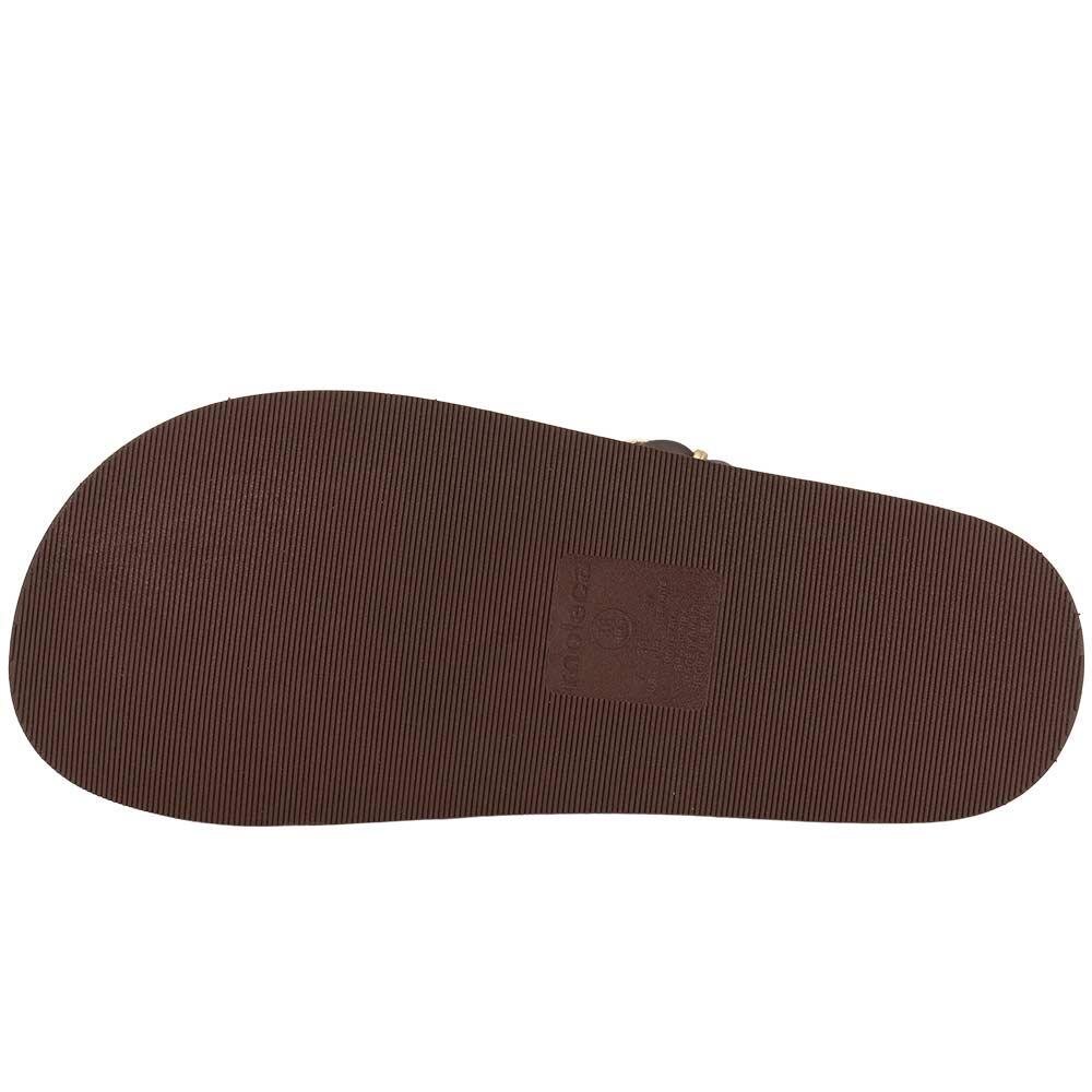 SANDÁLIA FEMININA FLAT MOLECA 5556110 Marrom 4