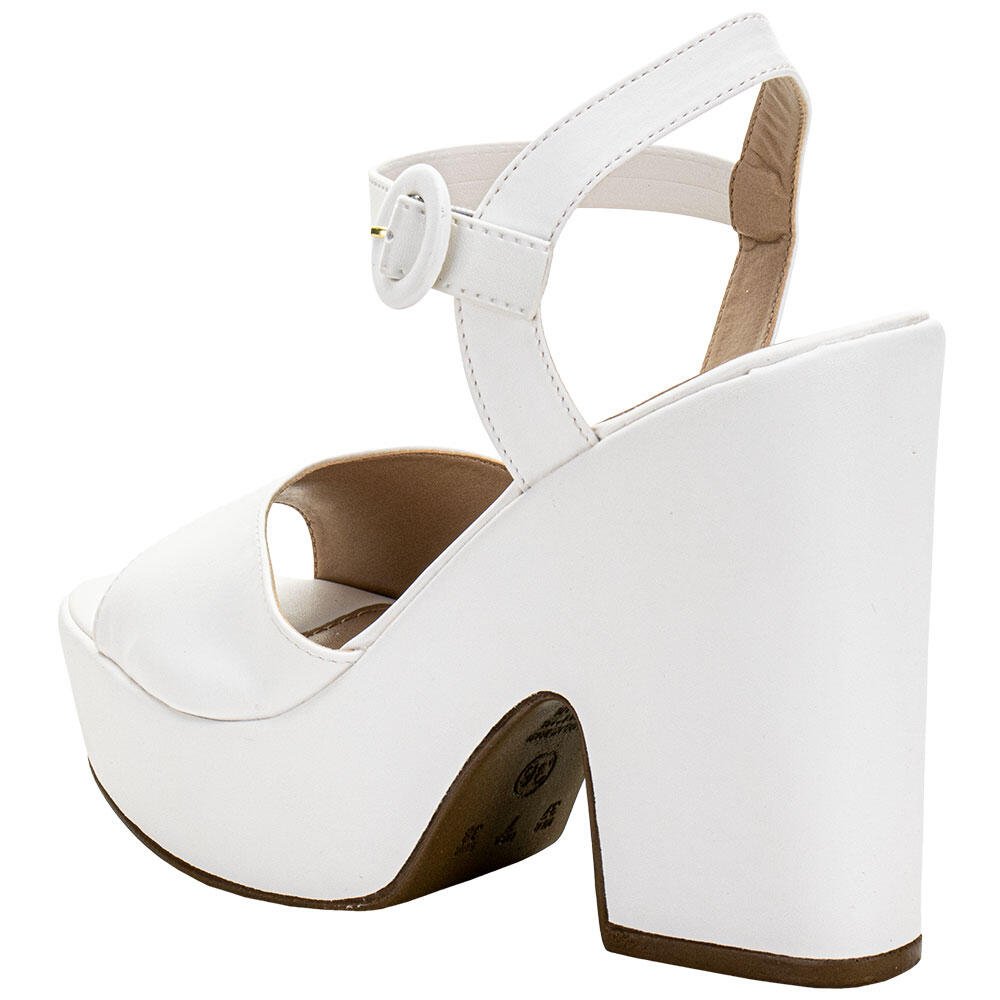 SANDÁLIA FEMININA MEIA PATA VIA SCARPA 131012867 Branco 3