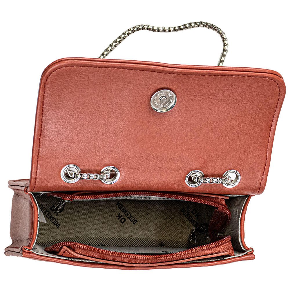 BOLSA FEMININA TRANSVERSAL H.E CY027 Bege 5