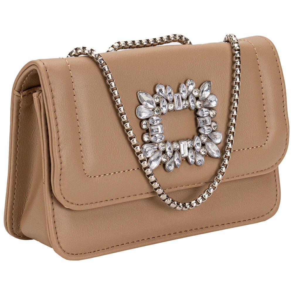 BOLSA FEMININA TRANSVERSAL H.E CY025 Bege 3