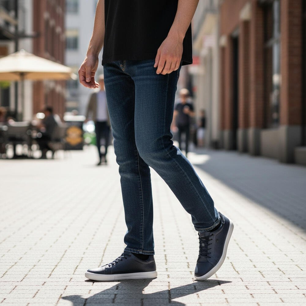 SAPATÊNIS MASCULINO PEGADA 111501 Azul Marinho 2