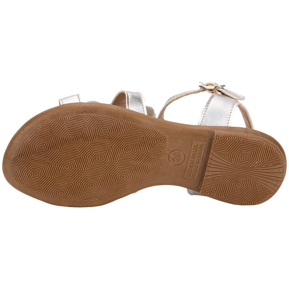 SANDÁLIA INFANTIL ORTOBABY 20042 Prata 4