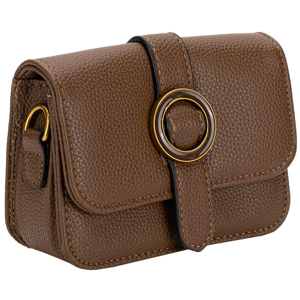 BOLSA FEMININA PEQUENA H.E SX-6037 Marrom 3