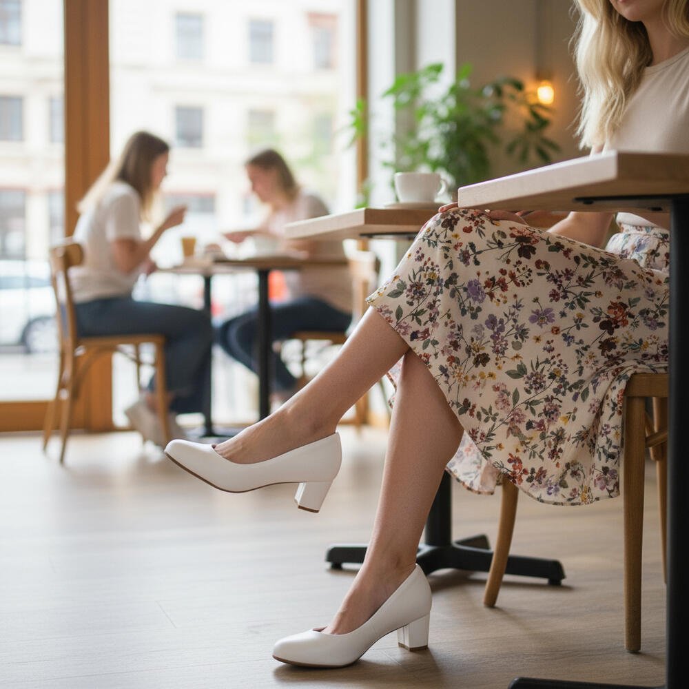 SAPATO FEMININO SALTO GROSSO BEIRA RIO 4777409 Branco 2