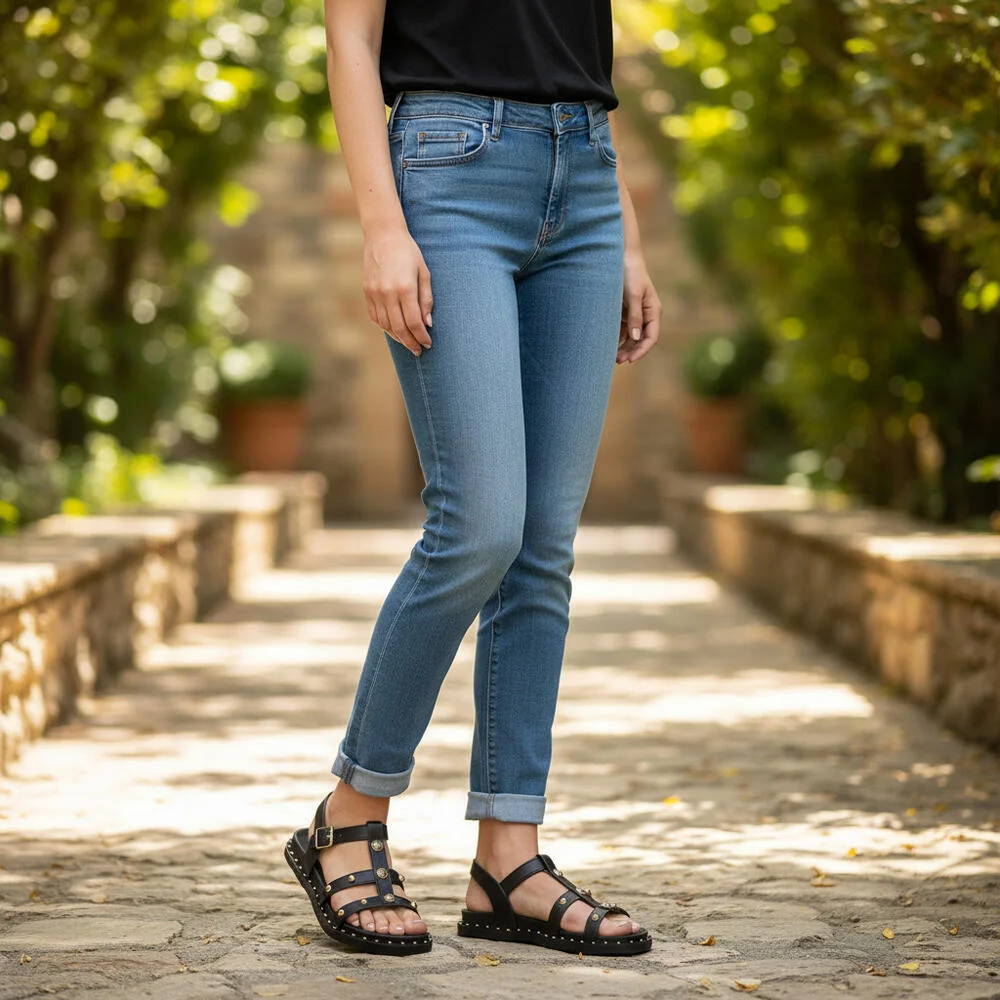 SANDÁLIA INFANTIL NILQI 38001 Preto 2