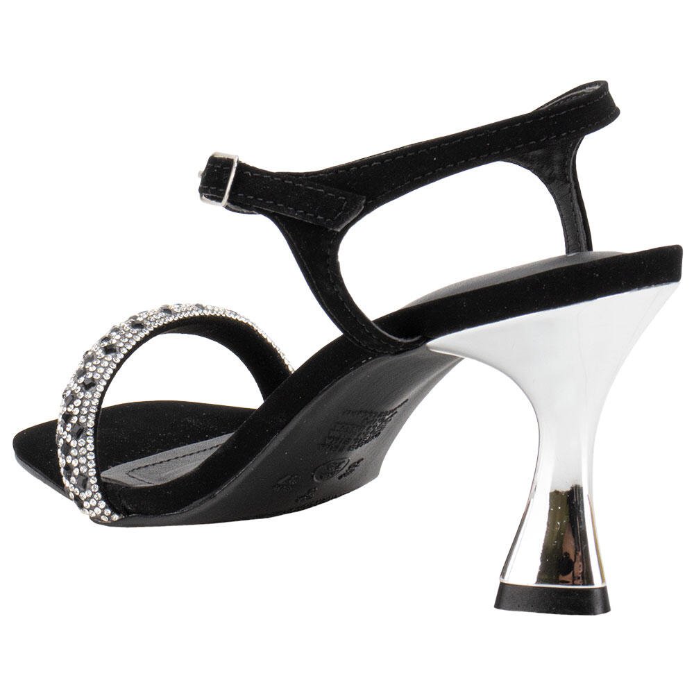 SANDÁLIA FEMININA SALTO TAÇA VIA MARTE 166035 Preto 3