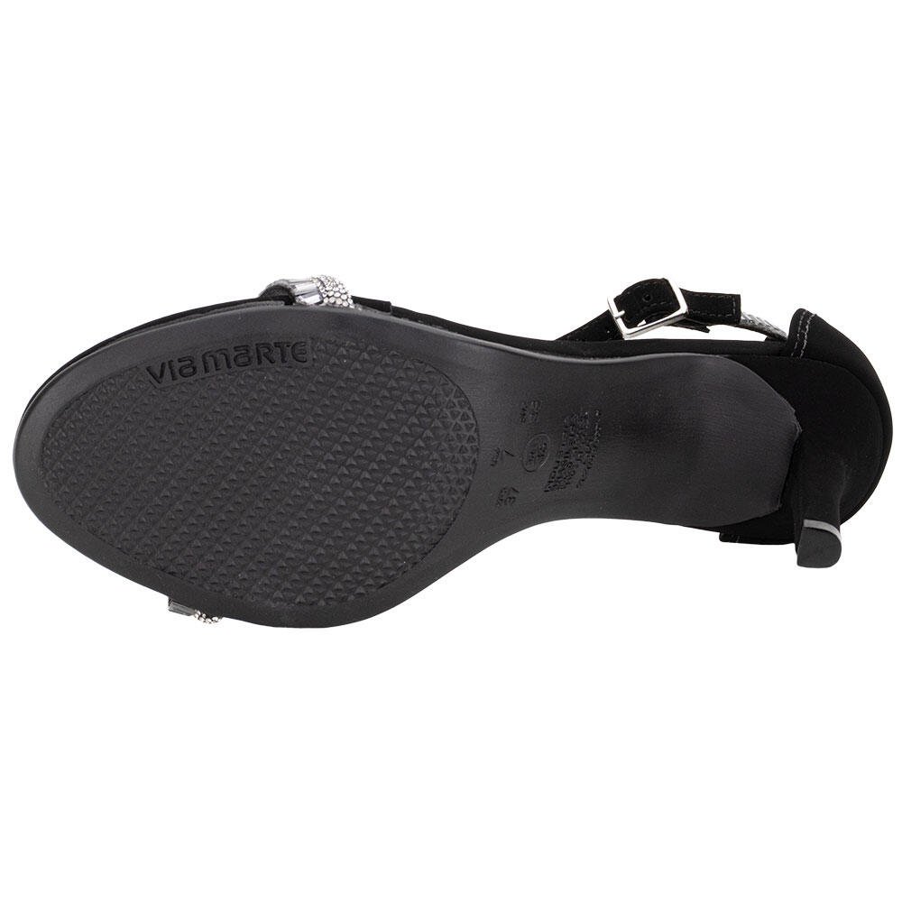 SANDÁLIA FEMININA SALTO FINO VIA MARTE 282001 Preto 4
